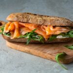 Broodje zalm roomkaas