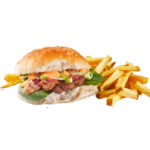 Frites met OK Classic Burger